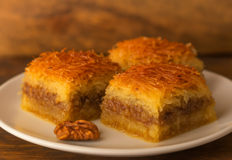 Kadaif sa orasima u agdi - Recept