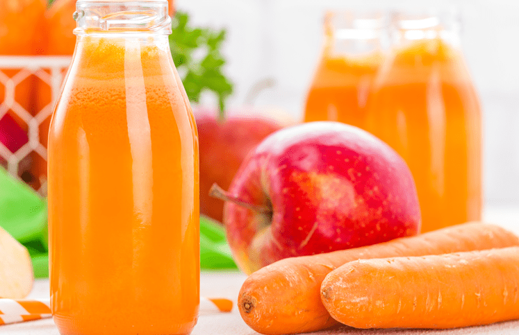 Sok od mrkve i jabuke - Recept