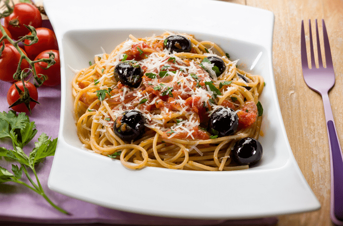 Špagete sa maslinama i parmezanom - Recept