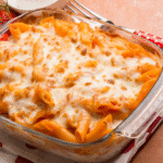 Zapečena penne tjestenina sa sirom i goveđom šunkom - Recept