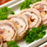 Rolovana piletina punjena suhim mesom i sirom - Recept