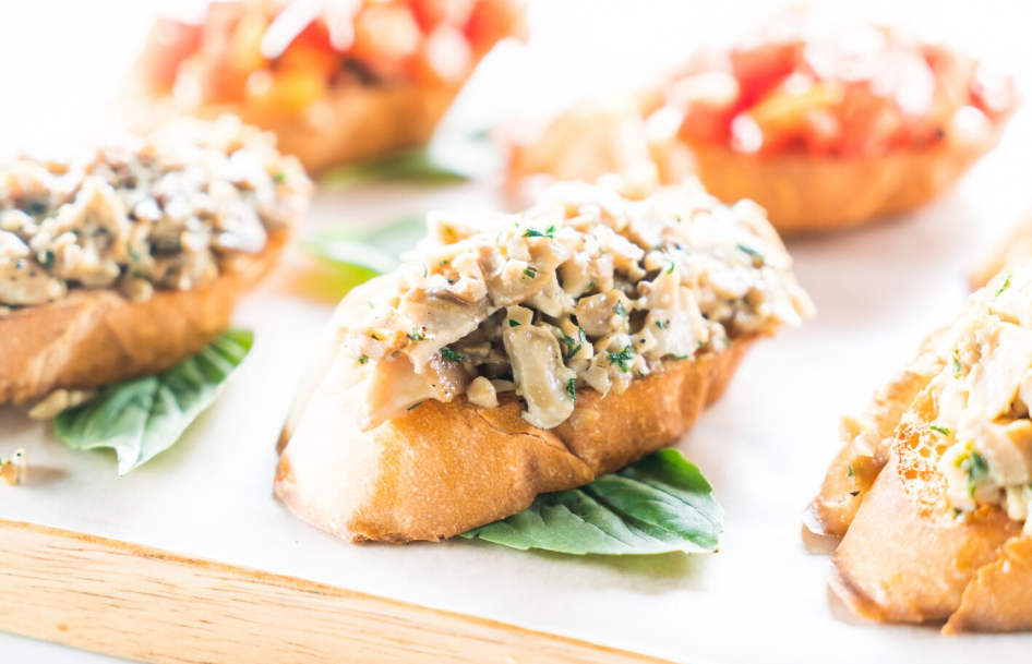 Kanapei s krem sirom i lososom - Recept