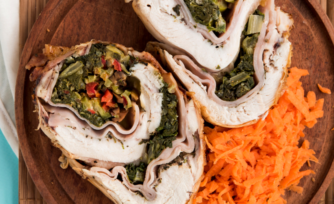 Rolat sa piletinom i povrćem - Recept