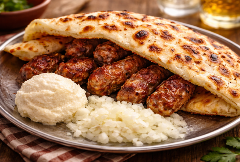 Ćevapi s kajmakom - Recept