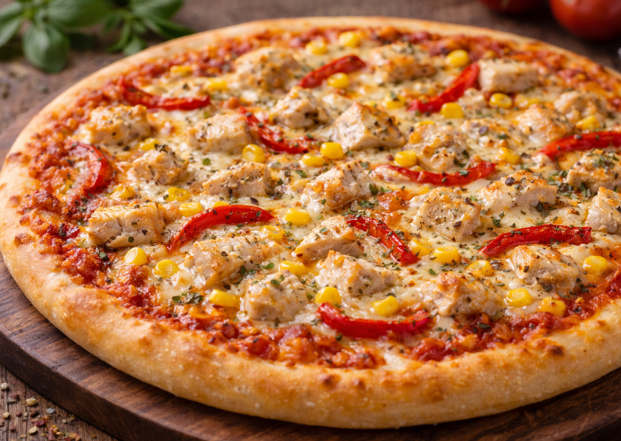 Domaća pizza sa piletinom – recept