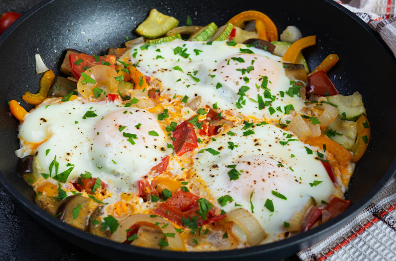 Jaja sa povrćem – brzi recept
